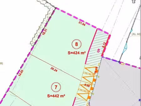 vente terrain 424 m² à saint-augustin (17570)  96 600 €