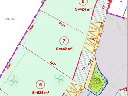 vente terrain 442 m² à saint-augustin (17570)  96 600 €
