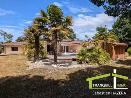 propriété de 2 maisons avec garage piscine sur 5000m² divisibles lacanau