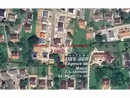 vente terrain 352 m² à vaux-le-pénil (77000)  139 000 €
