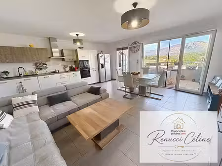 t4 de 80 m² avec terrasse et vue dégagée à sarrola-carcopino