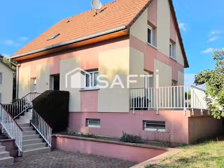 à mulhouse quartier dornach – maison familiale de 2001 de 125 m² – calme  terrasse  jardin