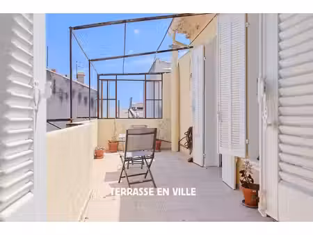la ciotat - grand t3 style loft - 68m2 - terrasse 14m2 - pro