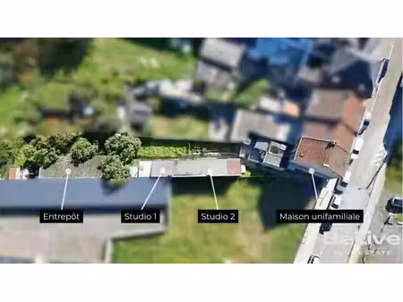 la louvière : ensemble immobilier rentable  4 unités
