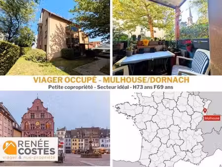 viager occupé - f69-h72 ans - mulhouse (68200)