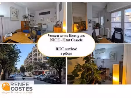 vente à terme libre sur 180 mois - nice (06100)