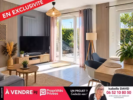 74150-maison mitoyenne   pas de visi à vis- rumilly  4 pièces  77 m2