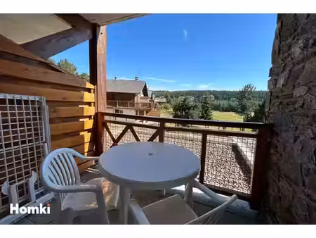 appartement t1 de 27 m² à bolquère 66210  avenue du serrat de l'ours