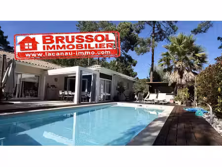 a vendre maison de 3 chambres lacanau-océan agence brussol
