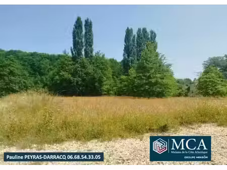 vente terrain 1499 m² à sainte colombe (40700)  30 500 €