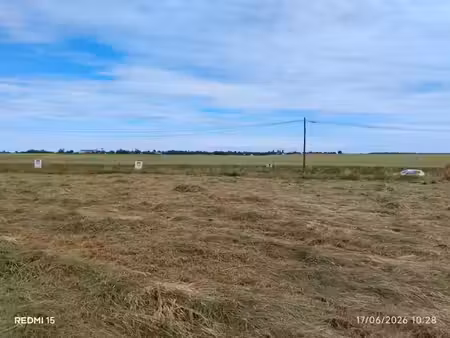 vente terrain 1110 m² à crestot (27110)  41 000 €