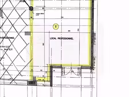location locaux professionnels 2 pièces 40 m² à begles (33130)  630 €