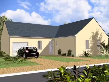 terrain avec maison neuf à vendre