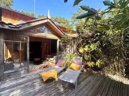maison avec jardin. cap ferret. quartier des 44 hectares. 4 chambres