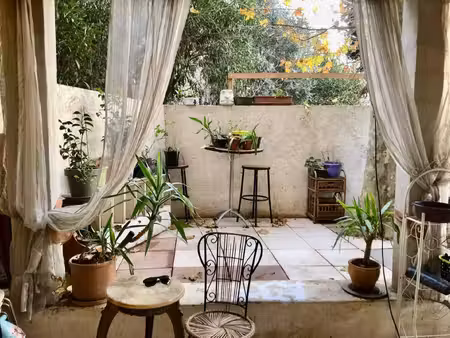 ◊agde - appartement de charme 3 pièces avec jardin privatif 40m2 - proche mer et commodité