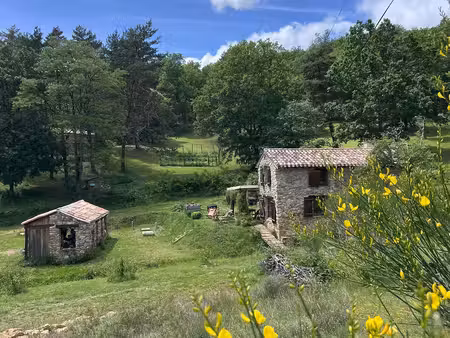 bergerie de caractere sur 8 hectares dans la haute vallee de l'aude