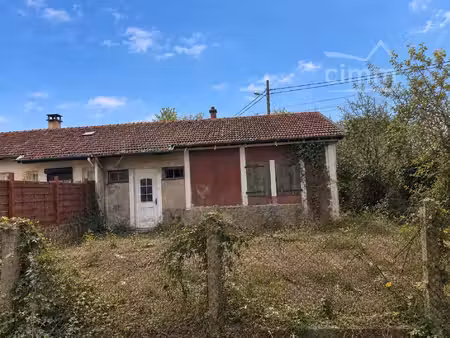 le péage de roussillon - terrain de 399m2 avec une maison à entièrement restaurer de 46m2 