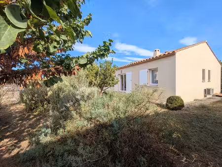 maison de plain-pied 73 m² avec jardin méditerranéen et garage - salasc