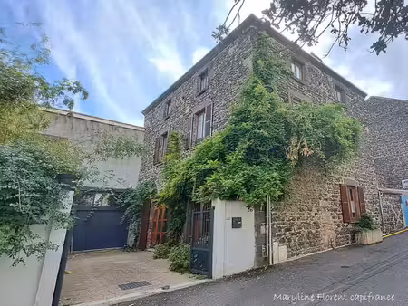 bâtisse en pierre de 262 m²  cour  jardin cocon  garage & fort potentiel