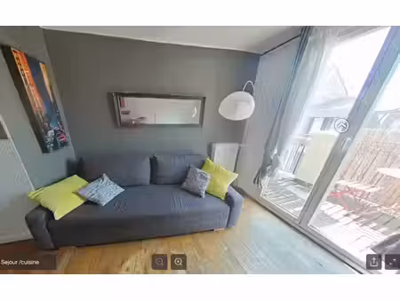 2 pièces meublé 25m2 métro bérault