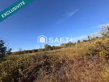 vente terrain 1290 m² à popian (34230)  35 000 €
