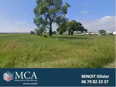 vente terrain 900 m² bussac-sur-charente (17100)