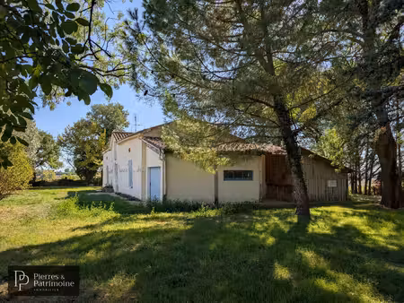 maison en pierre sur 5 600 m² de terrain entre mézin et nérac