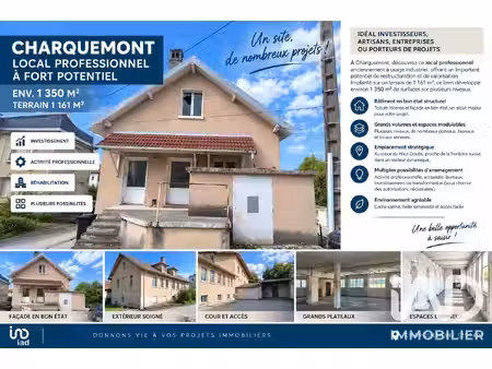 vente commerce 1350 m² charquemont (25140)