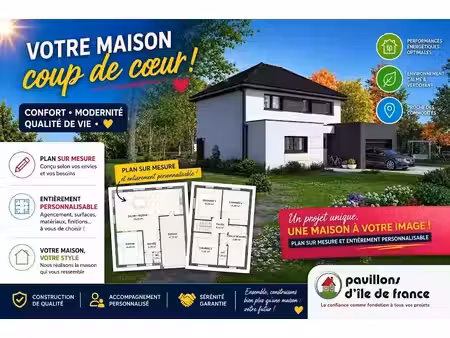 vente maison 5 pièces 130 m² à le plessis-belleville (60330)  337 500 €
