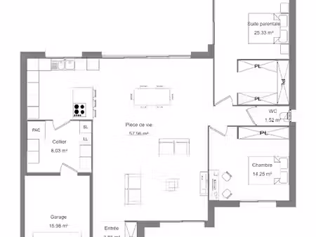 vente maison neuve 3 pièces 100 m² à bourges (18000)  334 210 €