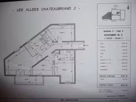 location appartement 4 pièces à chelles (77500) : à louer 4 pièces / 83m² chelles