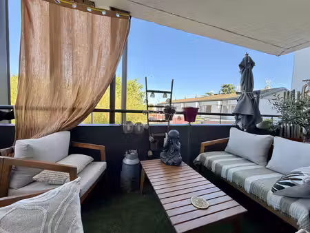 exclusivité : blagnac centre t3 de 60m2 avec balcon  parki