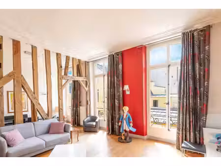 paris 3e - rue portefoin / arts et métiers - appartement à louer - 3 pièces vide - 74 92m²