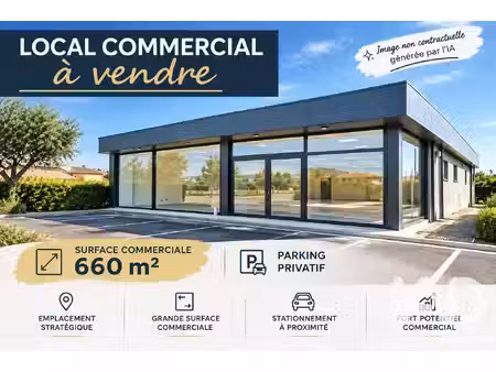 vente commerce 660 m² monteux (84170)