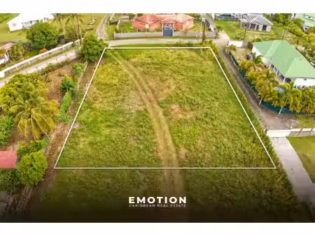 terrain de 730 m2 aux abymes
