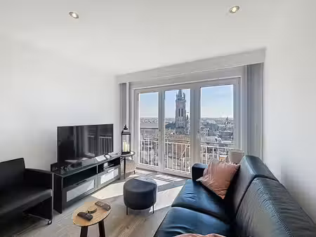 zonnig appartement te koop achterkant zeedijk blankenberge