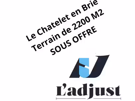 terrain le chatelet en brie 2100 m2