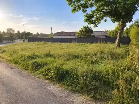 vente terrain 600 m² à peujard (33240)  63 000 €