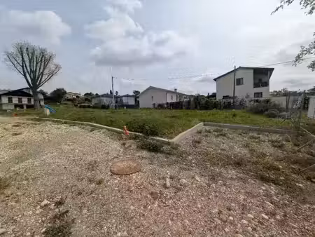 vente terrain 345 m² à jassans-riottier (01480)  165 000 €