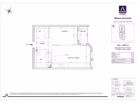 location appartement 2 pièces 47 m² à thiais (94320)  1 031 €