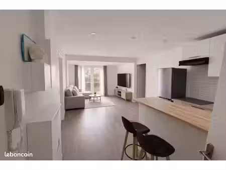 rare : t3 + jardin privatif 69m² ; rénové 2020