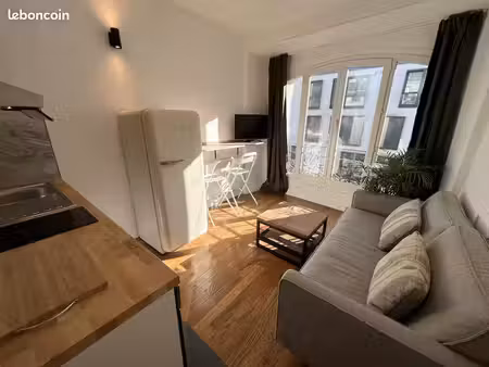 location 11eme paris metro charonne 30 m2 meublé