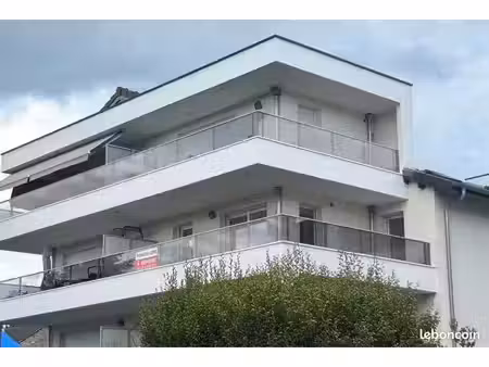 douvaine – t3 61 m² – résidence récente – 2 terrasses – box + cave