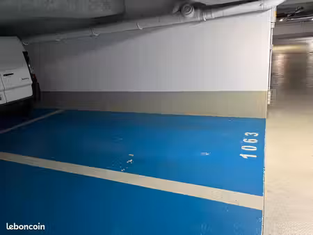place de parking sécurisée en sous-sol – montmorency – jusqu’au 31/12