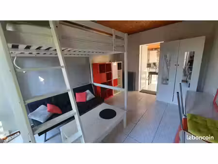 bègles t1 meublé avec jardin