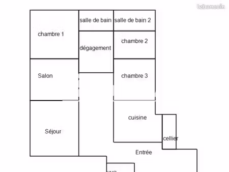 appartement 4 pièces 147.22m² à louer 2608.08 - lille 59800