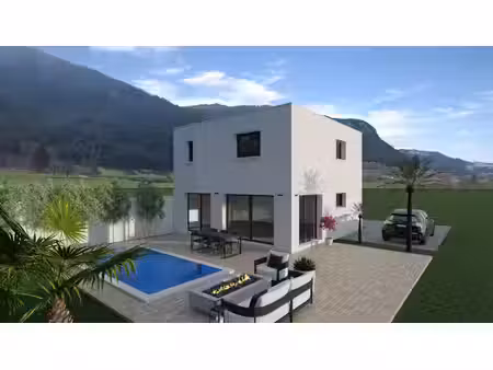 terrain à bâtir avec vue sur espace boisé classé – projet de villa contemporaine