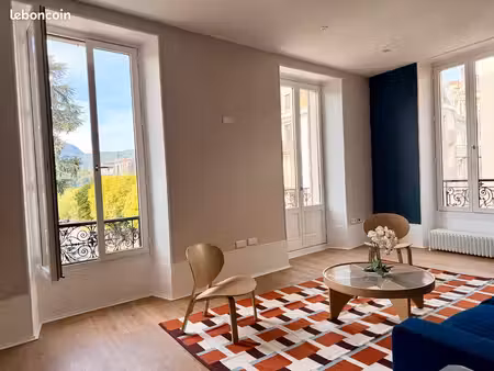 aix-les-bains centre – appartement bourgeois 130 m² – 3 chambres – entièrement rénové