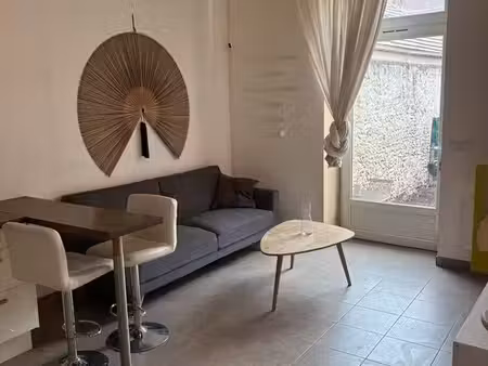 appartement 36 m2 rdc jardin/meublé corbeil essonnes
