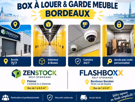 garde-meuble & box à louer à bordeaux